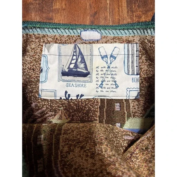 New Handmade Walker Bag Tote Caddy‎  Walker/ Stroller/Cars, Lighthouse Tapestry - Picture 6 of 10